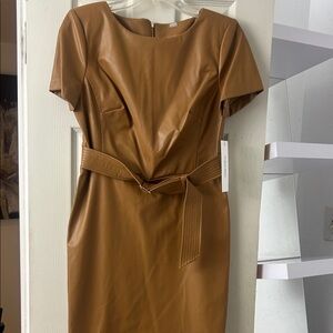 Calvin Klein Women's Tan Dress